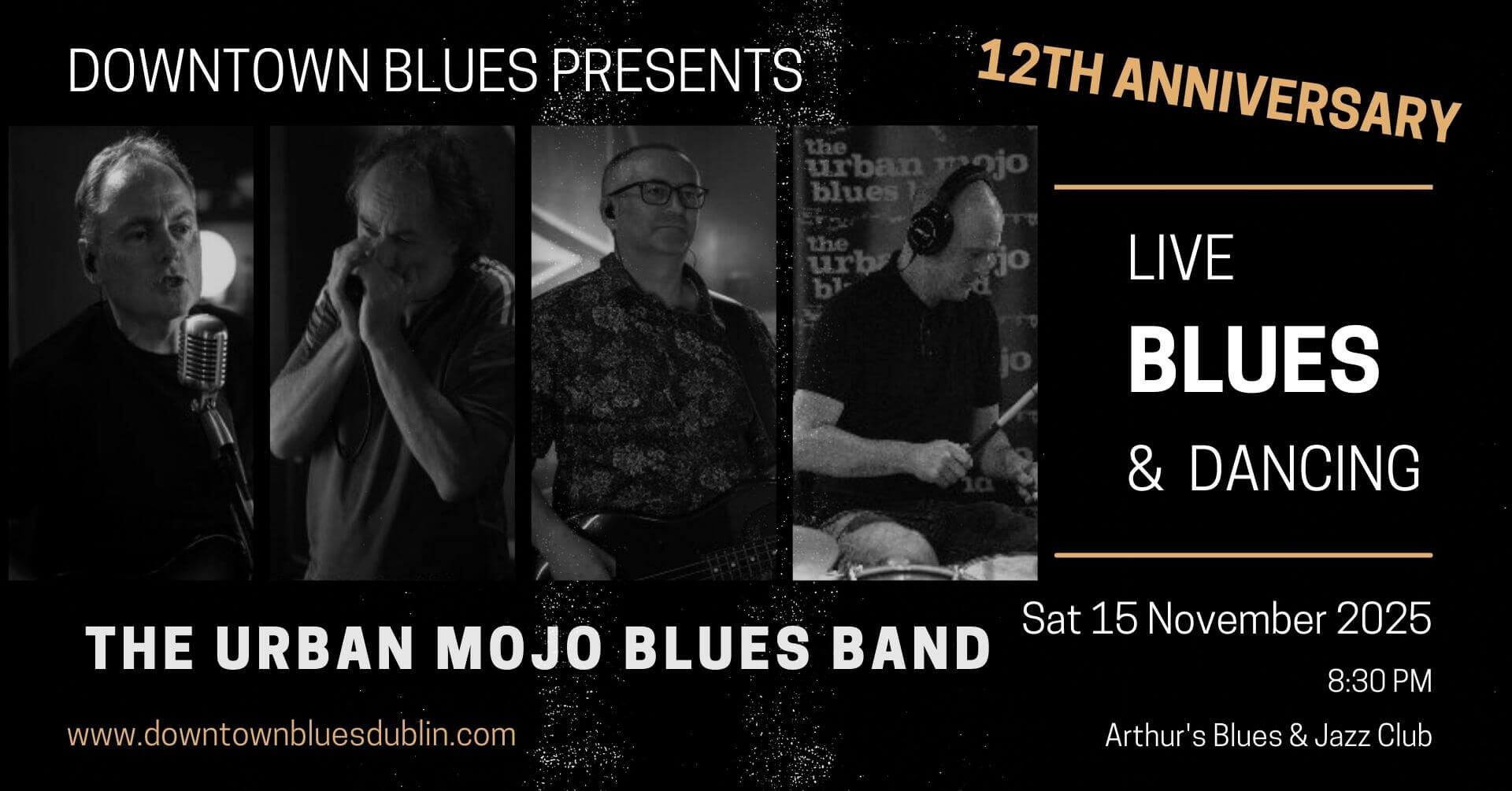 12th Anniversary of DTB with The Urban Mojo Blues Band