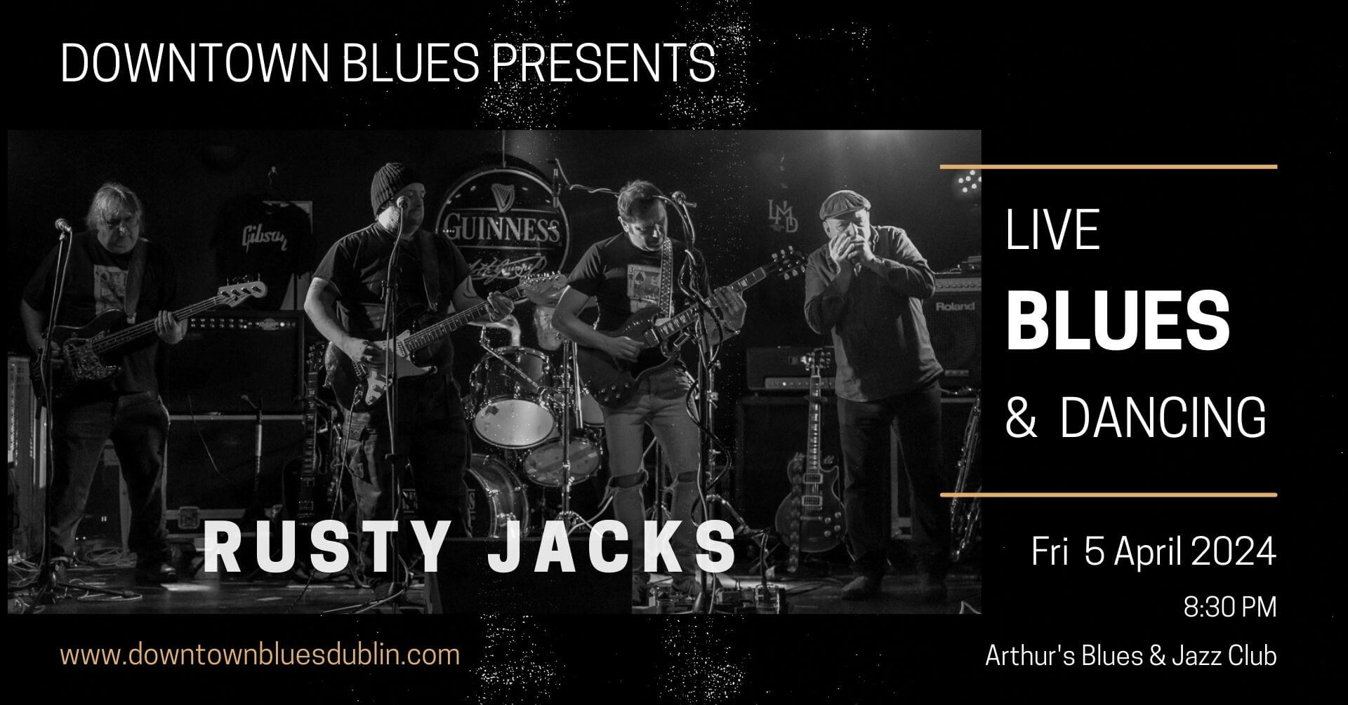 DTB Live Blues & Dancing with Rusty Jacks